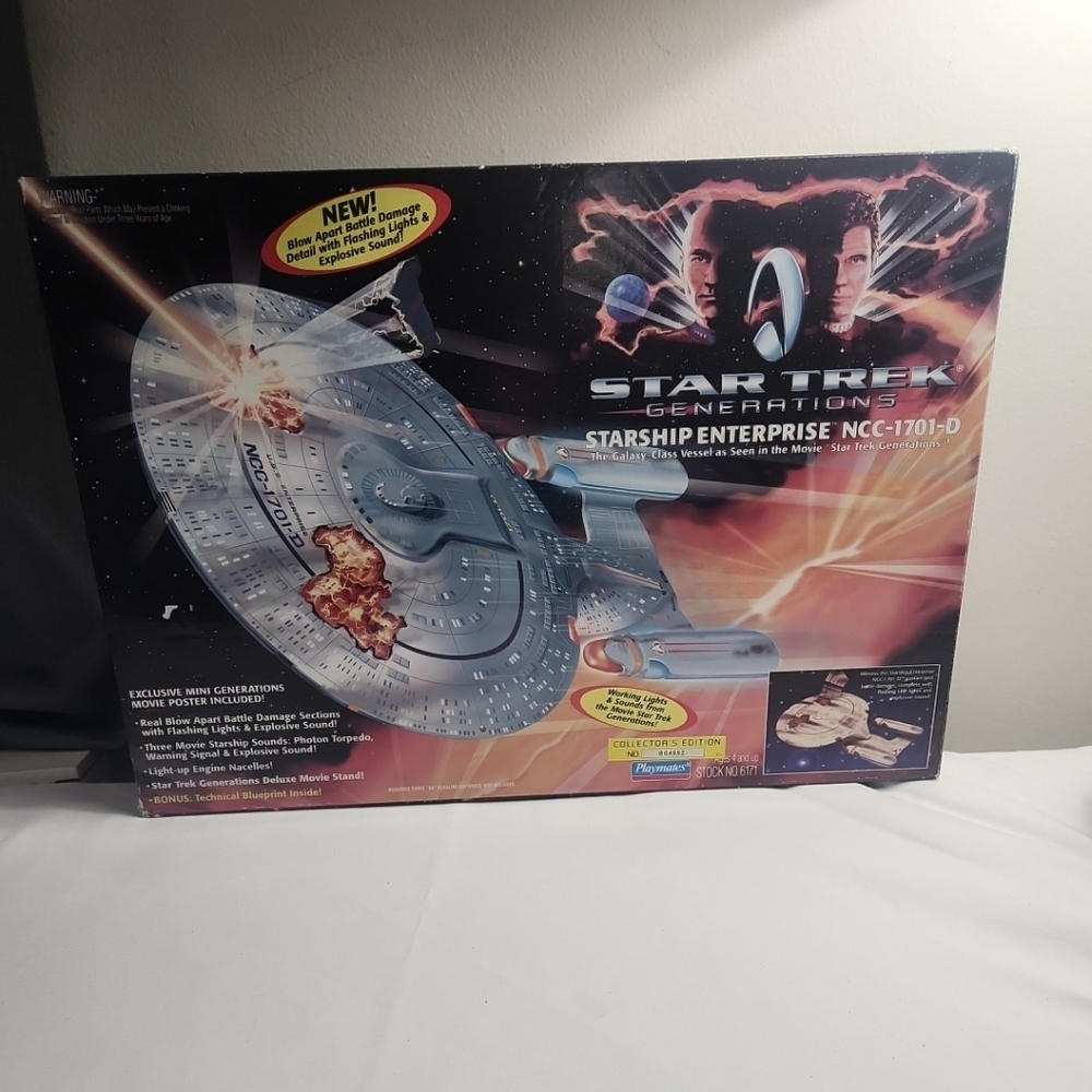 Playmates Star Trek generation enterprise